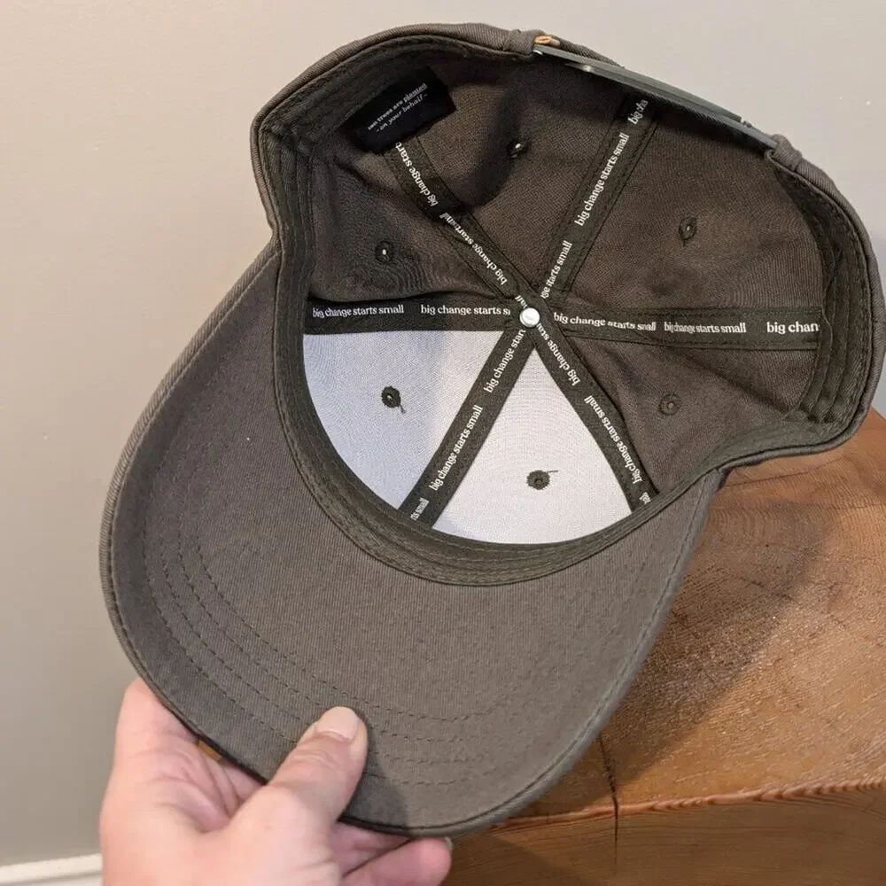 tentree Cork Icon Elevation Hat Slate Olive Green Classic Rustic - Size OS